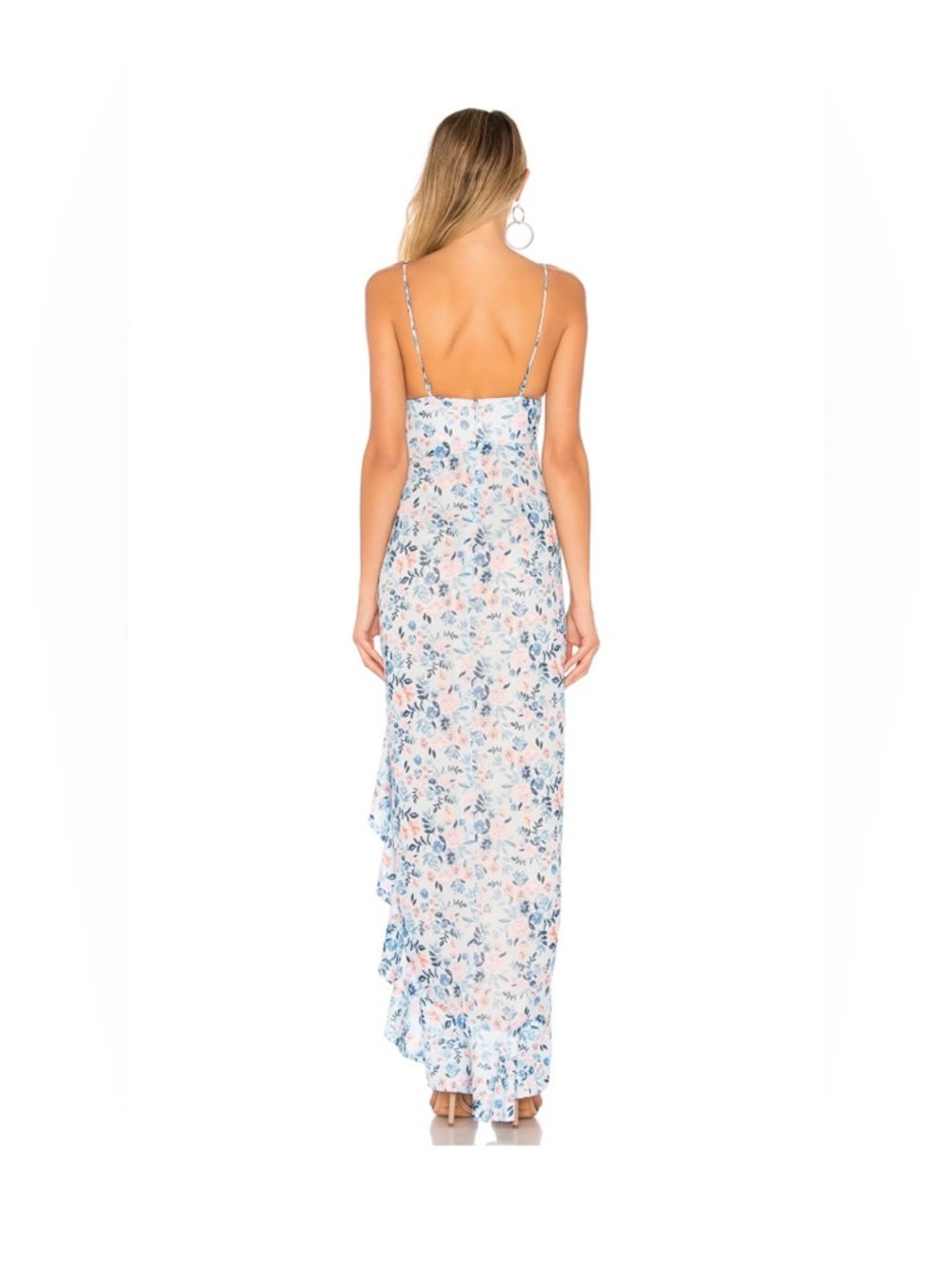 Lovers + Friends Blue and Pink Floral Maxi Dress - Picture 6 of 12